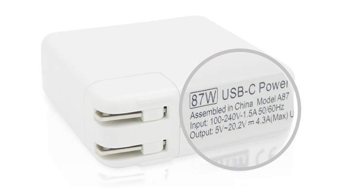 vérifiez les spécification de puissance de votre chargeur APPLE MC721LL/A vérifiez les spécification de puissance de votre chargeur APPLE MC721LL/A